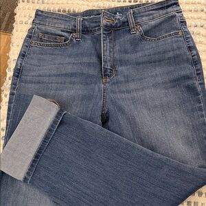 St. John's Bay Women's Straight Leg Jeans - Classic Blue